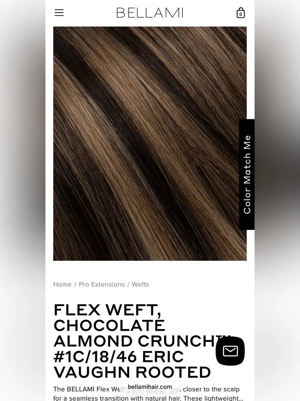 BELLAMI x Eric Vaughn Flex Weft Hair Extensions — Brand New, Box Never Opened!